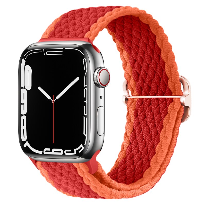 Two Tone Fabric Apple Watch Strap