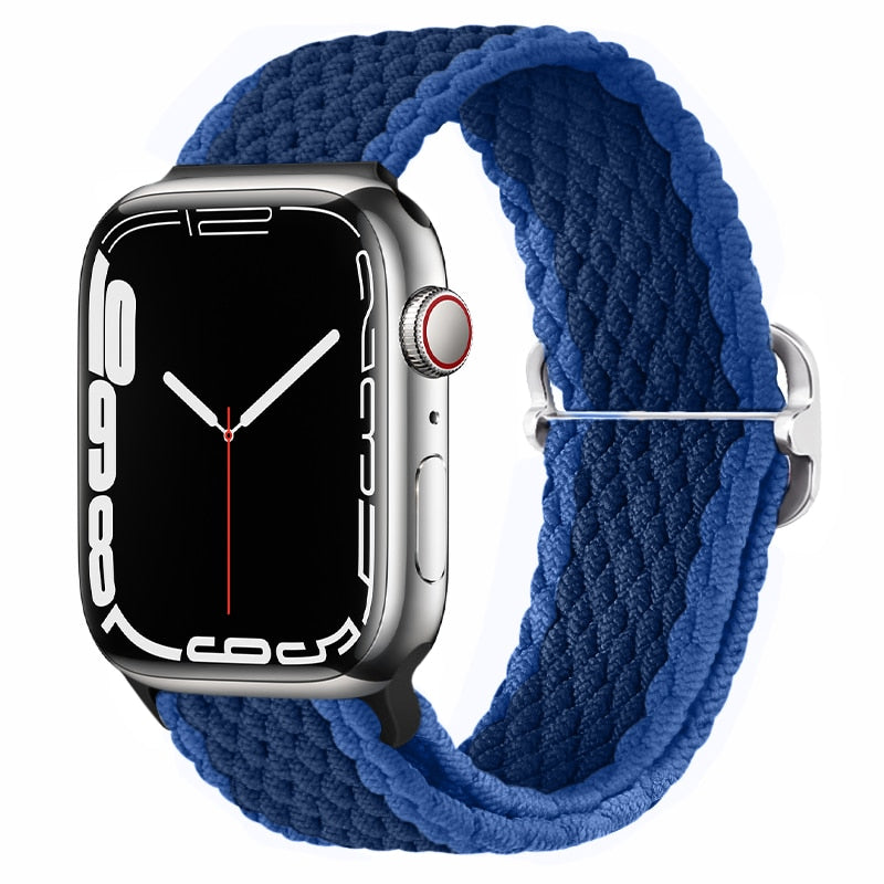 Two Tone Fabric Apple Watch Strap