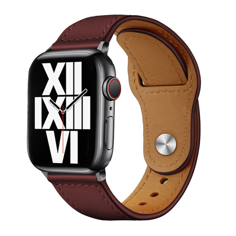 Classic Leather Apple Watch Strap