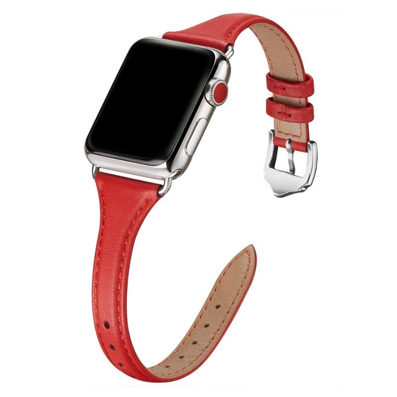 Slim Leather Apple Watch Strap