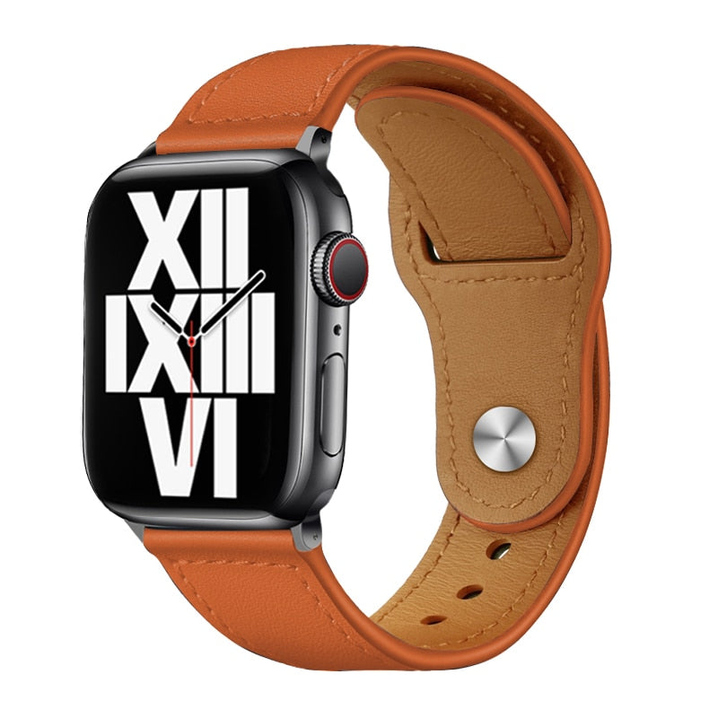 Classic Leather Apple Watch Strap