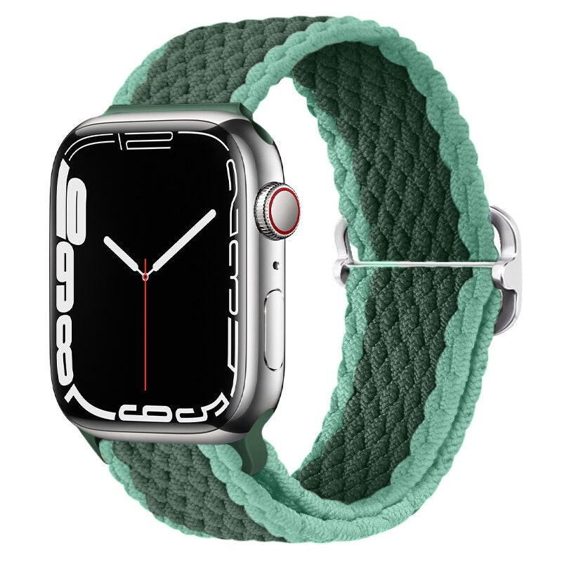Two Tone Fabric Apple Watch Strap