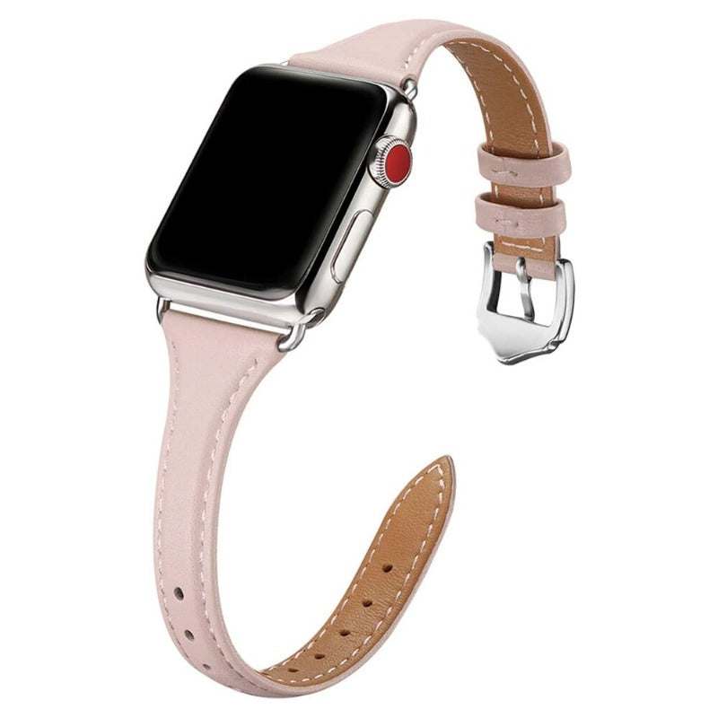 Slim Leather Apple Watch Strap