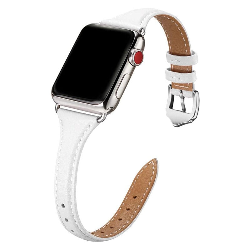 Slim Leather Apple Watch Strap