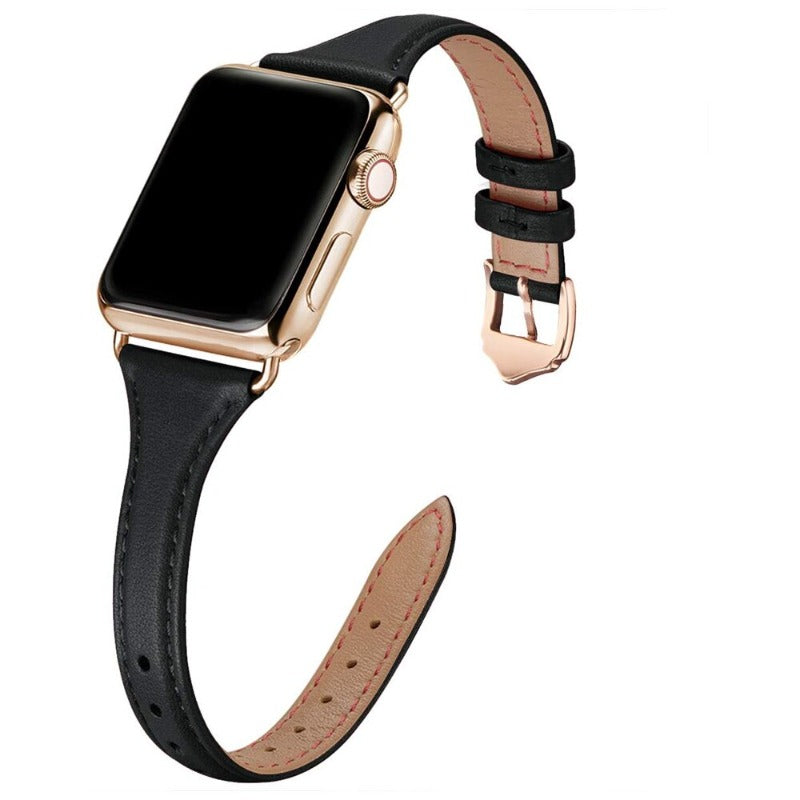 Slim Leather Apple Watch Strap
