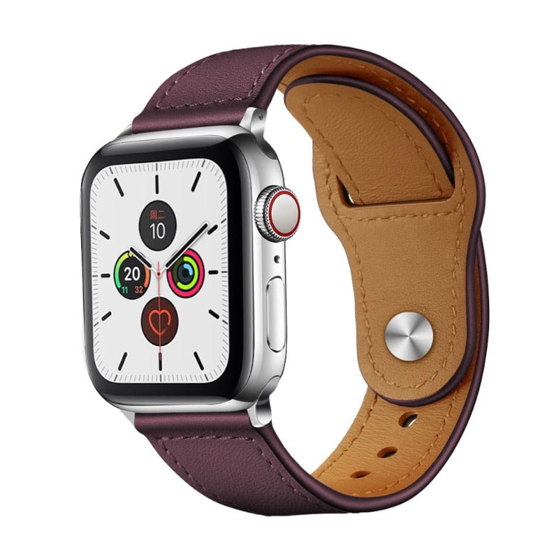 Classic Leather Apple Watch Strap